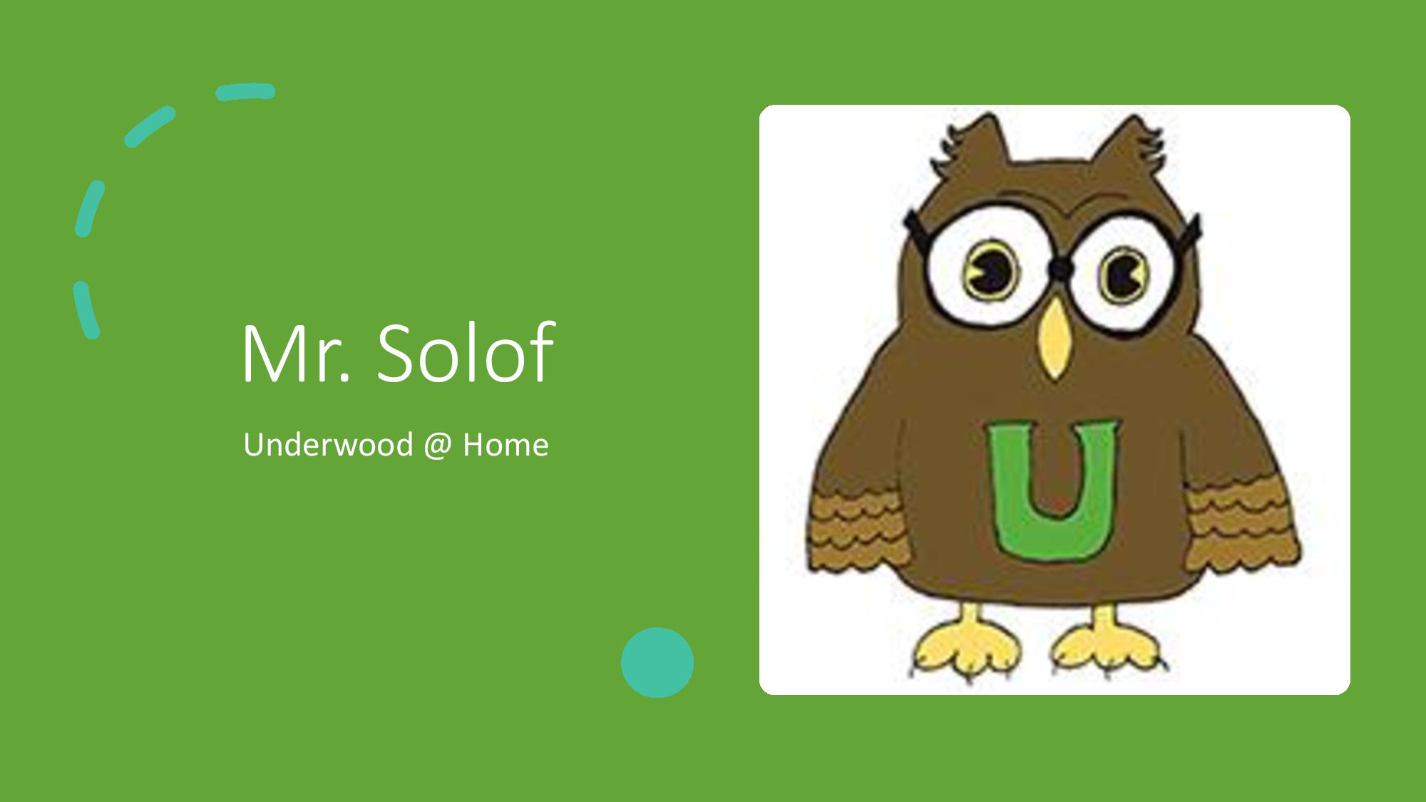 Underwood Home Underwood School Pto