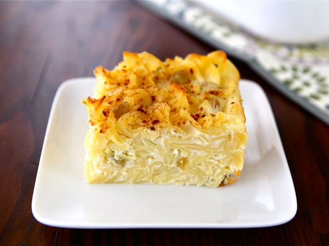 Sweet-Lokshen-Kugel-Close-640x480 - Maryanne Weiss