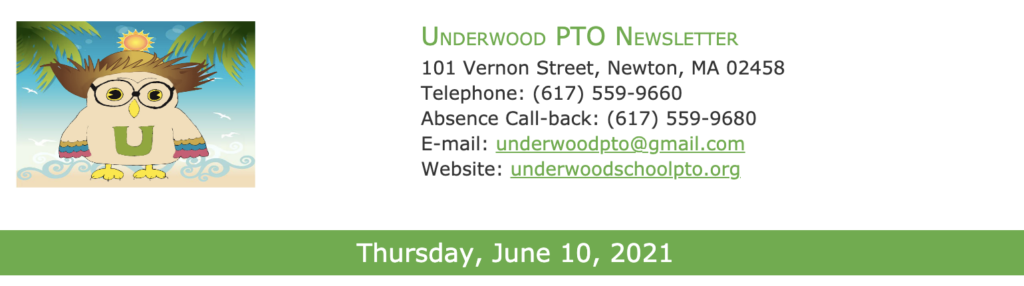 PTO Newsletter - June 10th, 2021
