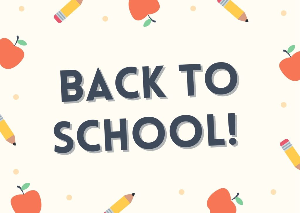 First Day of School is tomorrow! :)