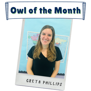 Owl of the Month - Greta Phillips