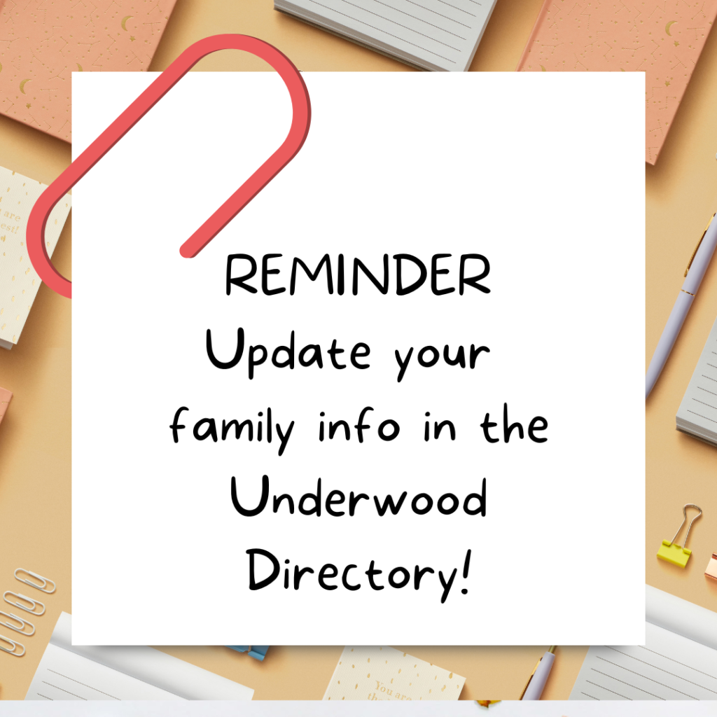 Reminder: Time to Update Your Family Profile!