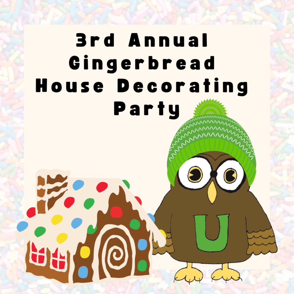 <a><strong>3rd Annual Gingerbread House Decorating Party</strong></a>