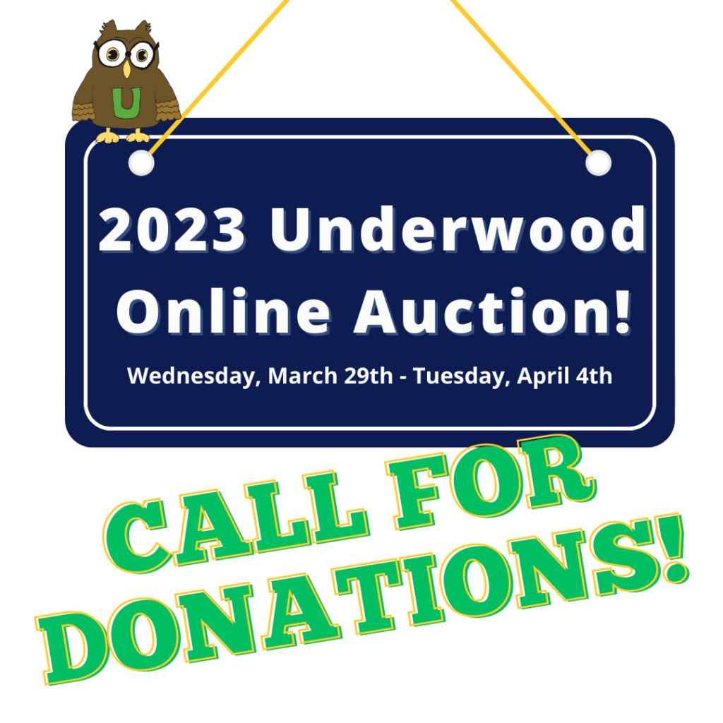 Underwood Online Auction 2023 - Call for Donations