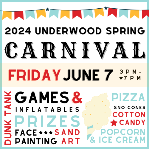 Save the Date - Spring Carnival is Friday, June 7th