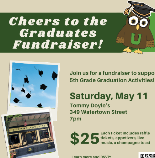 Cheers to the Graduates - 5th Grade Fundraiser